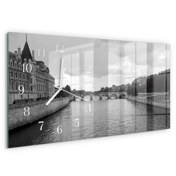 Horloge rectangulaire horizontale Les Ponts De Paris