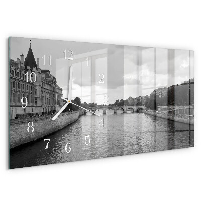 Horloge rectangulaire horizontale Les Ponts De Paris