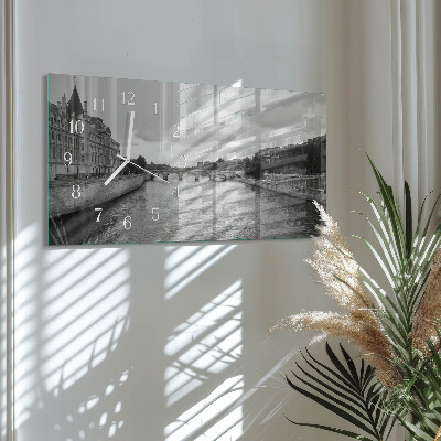 Horloge rectangulaire horizontale Les Ponts De Paris