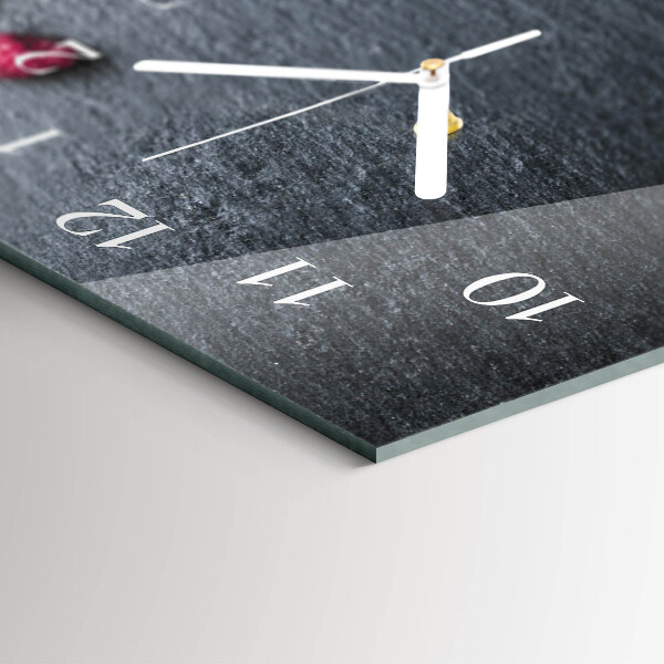 Horloge rectangulaire horizontale Smoothie Aux Fruits