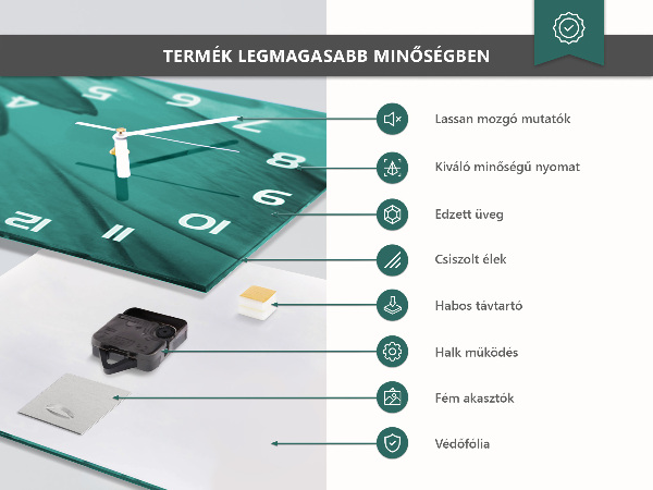 Horloge rectangulaire horizontale Canyon De Bryce
