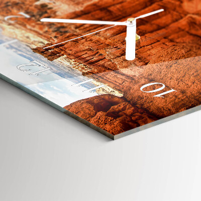 Horloge rectangulaire horizontale Canyon De Bryce