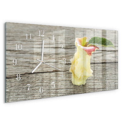 Horloge rectangulaire horizontale Noyau De Pomme