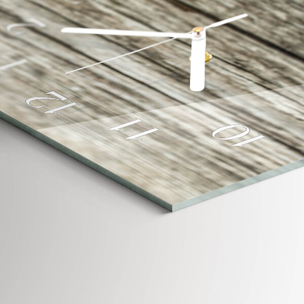 Horloge rectangulaire horizontale Noyau De Pomme
