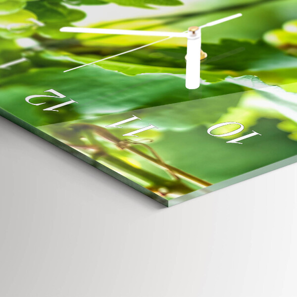 Horloge rectangulaire horizontale Raisins