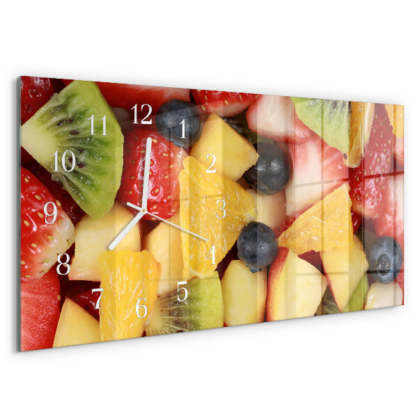 Horloge rectangulaire horizontale Salade De Fruits