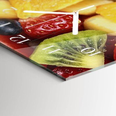 Horloge rectangulaire horizontale Salade De Fruits