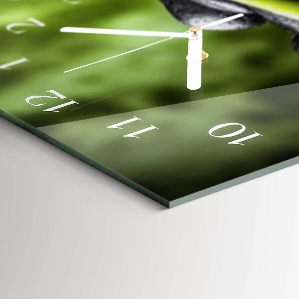 Horloge rectangulaire horizontale Pierres Zen