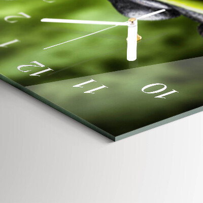 Horloge rectangulaire horizontale Pierres Zen