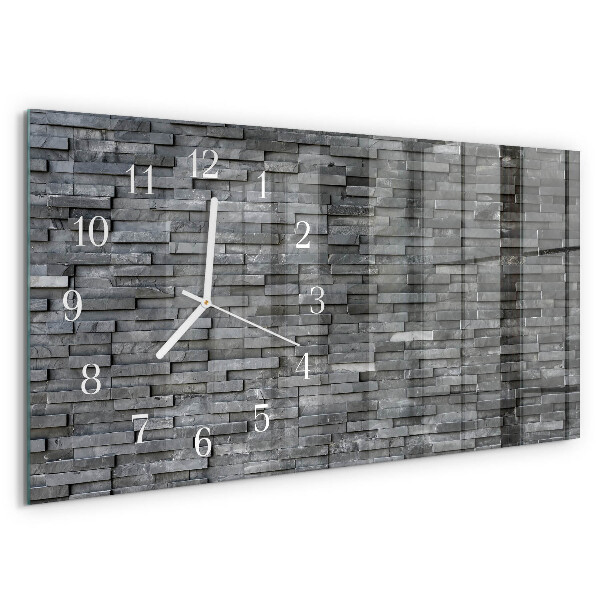 Horloge rectangulaire horizontale Structure En Pierre