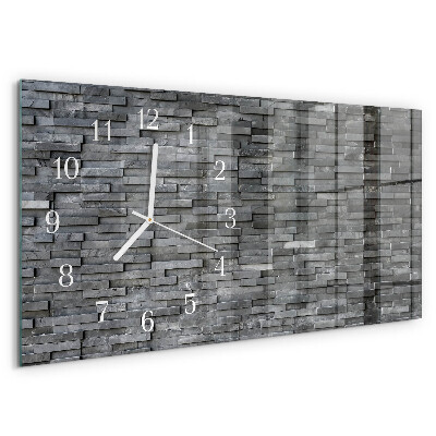 Horloge rectangulaire horizontale Structure En Pierre