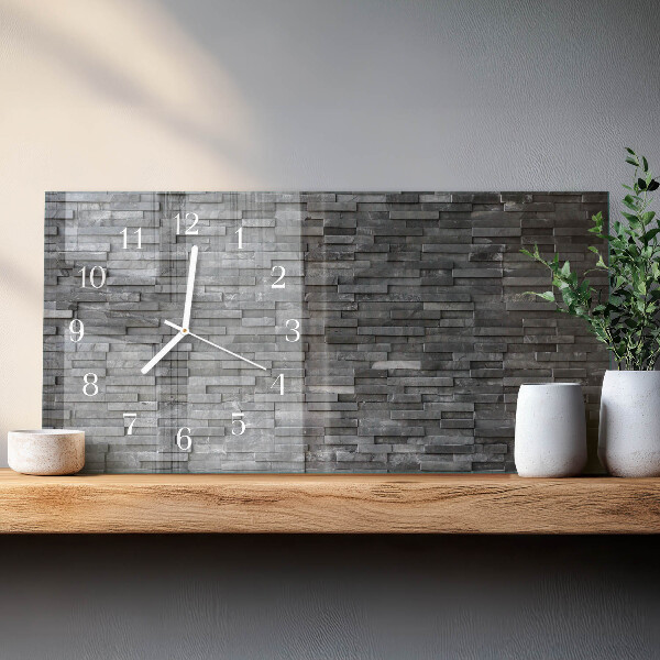 Horloge rectangulaire horizontale Structure En Pierre