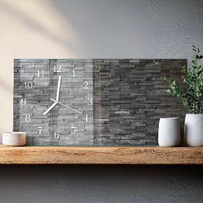 Horloge rectangulaire horizontale Structure En Pierre