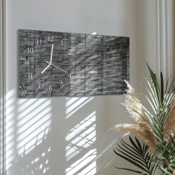 Horloge rectangulaire horizontale Structure En Pierre