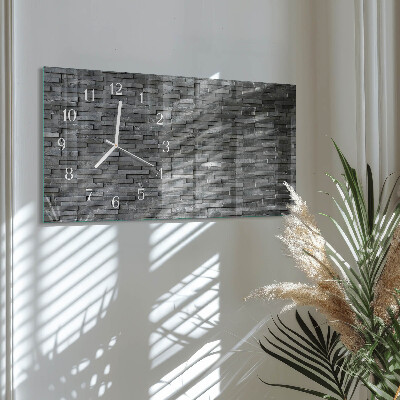 Horloge rectangulaire horizontale Structure En Pierre
