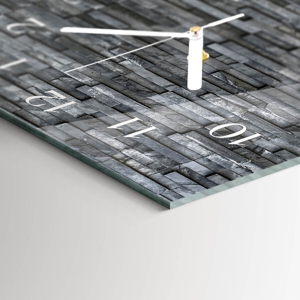 Horloge rectangulaire horizontale Structure En Pierre