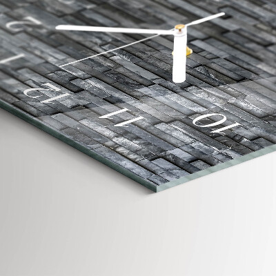 Horloge rectangulaire horizontale Structure En Pierre