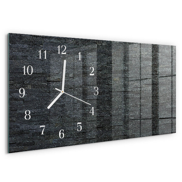 Horloge rectangulaire horizontale Pierre D'Ardoise