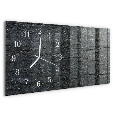 Horloge rectangulaire horizontale Pierre D'Ardoise