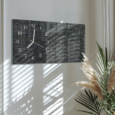 Horloge rectangulaire horizontale Pierre D'Ardoise