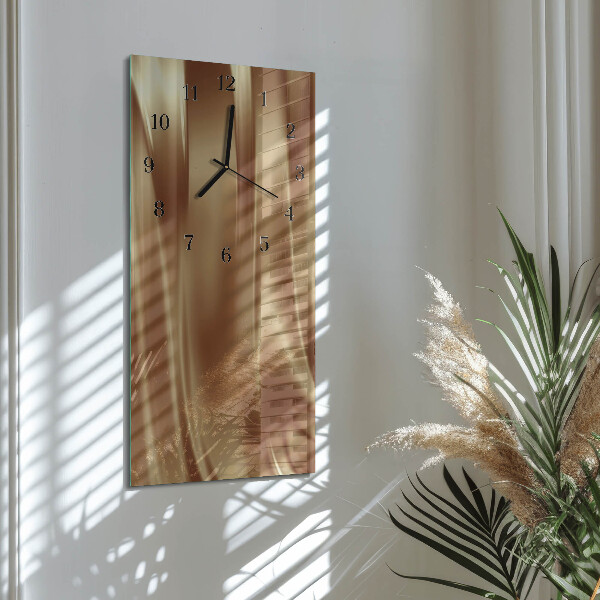 Horloge murale verticale Velours