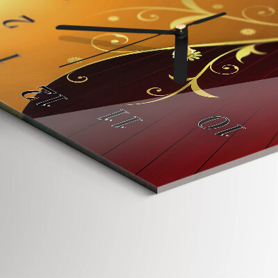 Horloge murale verticale Abstraction