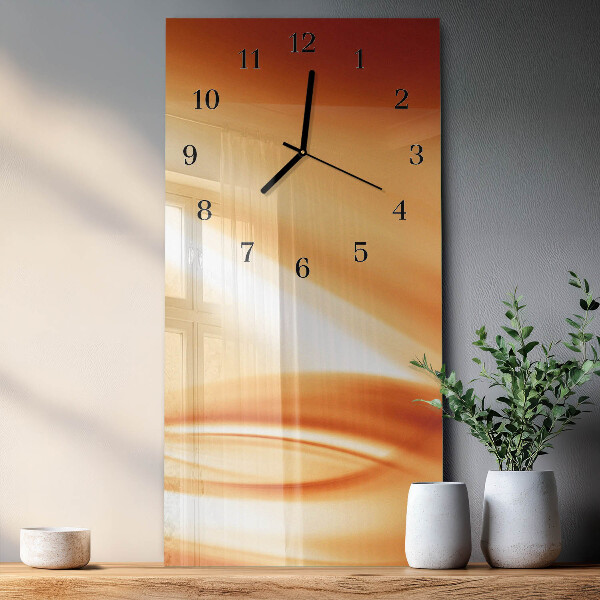 Horloge murale verticale Abstraction