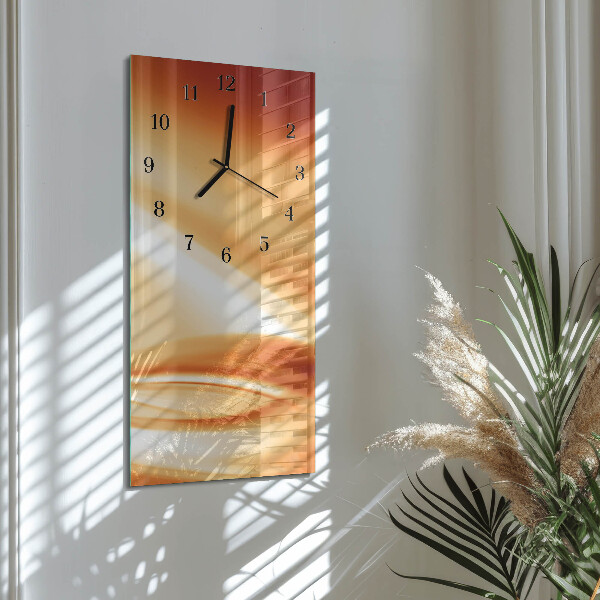Horloge murale verticale Abstraction