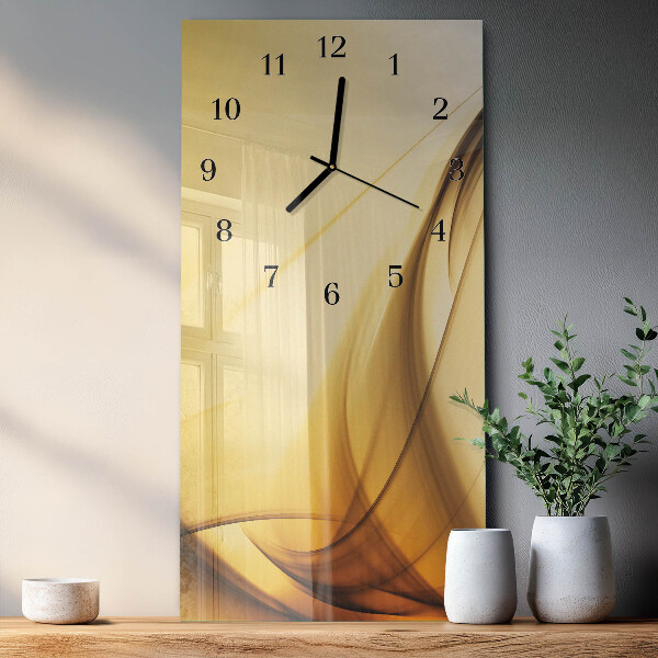 Horloge murale verticale Abstraction