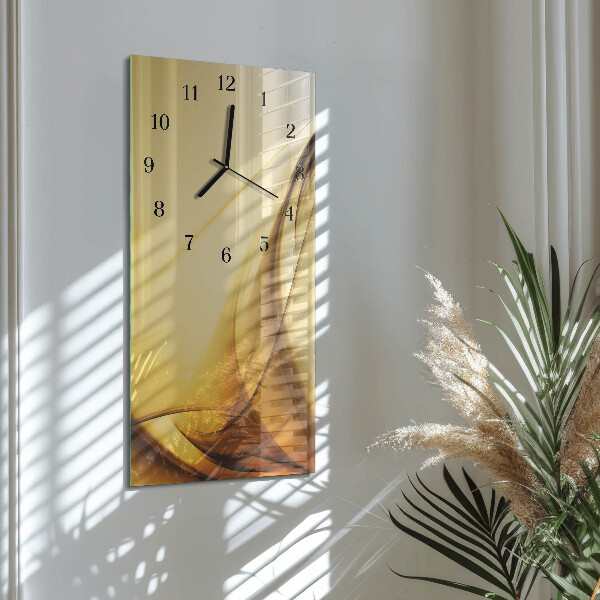Horloge murale verticale Abstraction