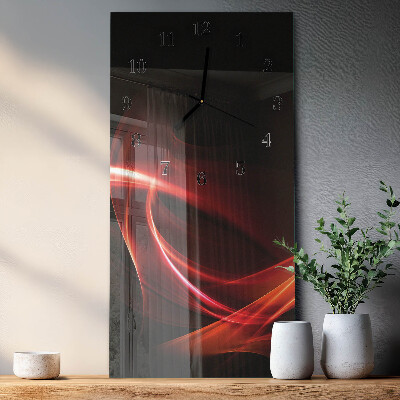 Horloge murale verticale Abstraction