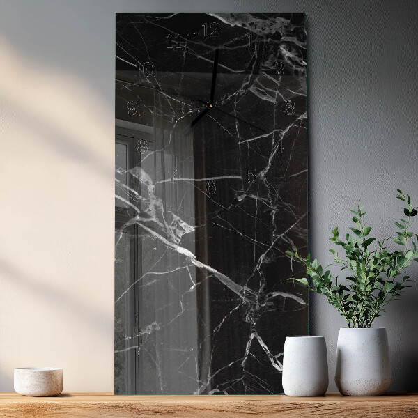 Horloge murale verticale Graphite