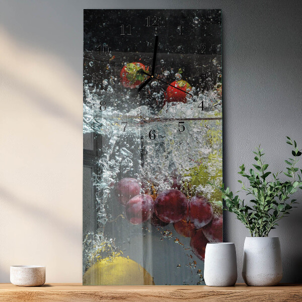 Horloge murale verticale Fruit