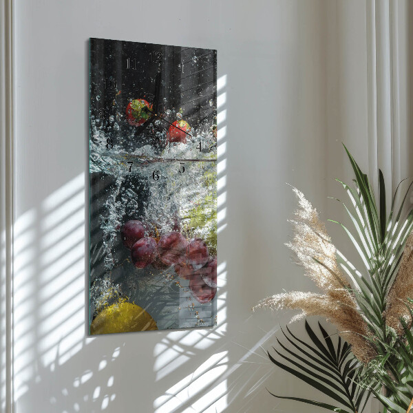 Horloge murale verticale Fruit