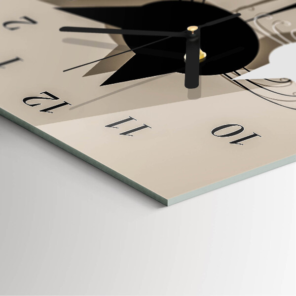 Horloge murale verticale Chats