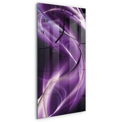 Horloge murale verticale Flots