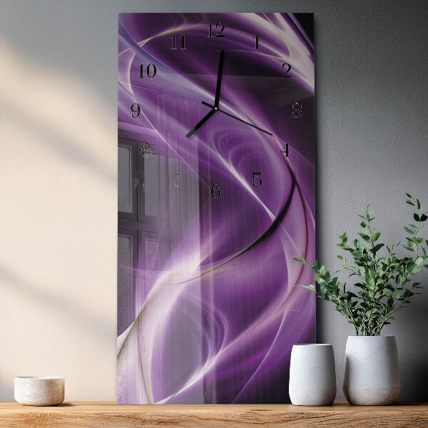 Horloge murale verticale Flots