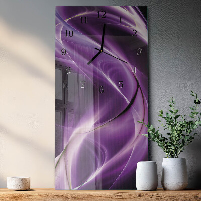Horloge murale verticale Flots