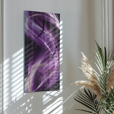 Horloge murale verticale Flots