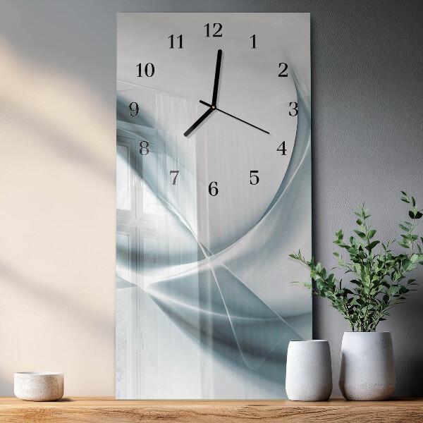 Horloge murale verticale Abstraction