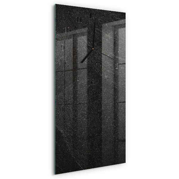 Horloge murale verticale Marbre