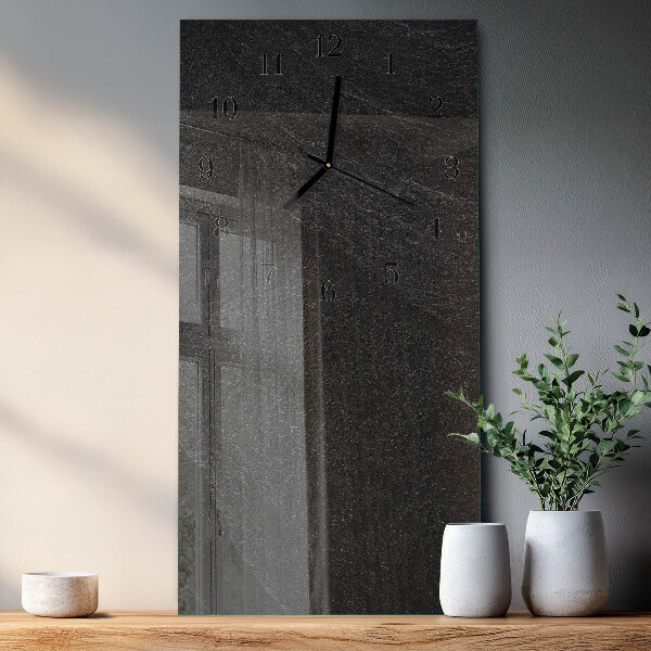 Horloge murale verticale Marbre