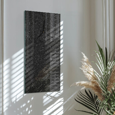 Horloge murale verticale Marbre