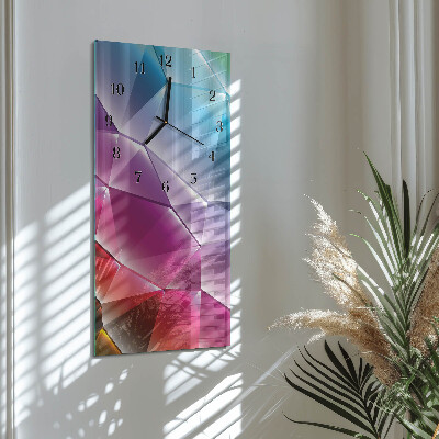Horloge murale verticale Motif 3D