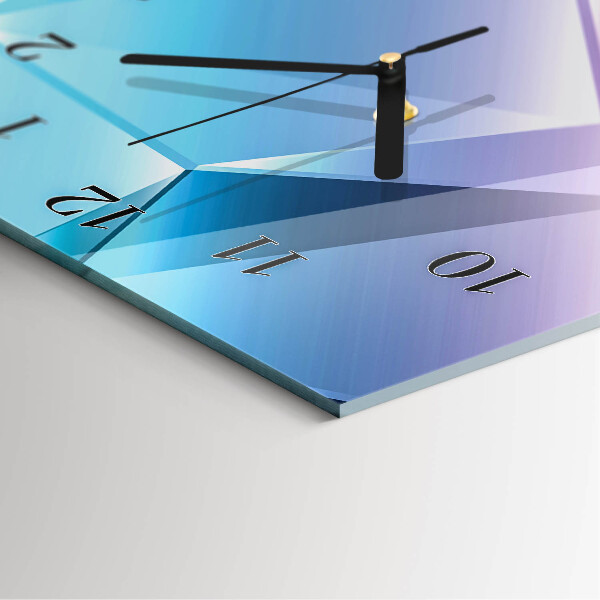 Horloge murale verticale Motif 3D