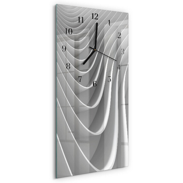 Horloge murale verticale Abstraction
