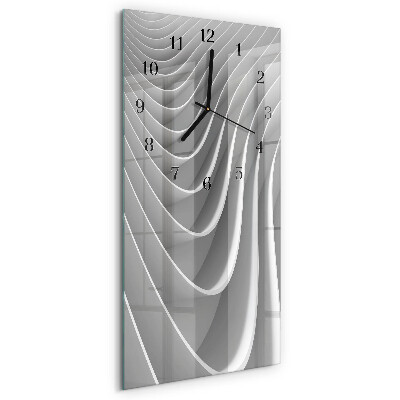 Horloge murale verticale Abstraction