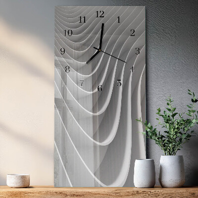 Horloge murale verticale Abstraction