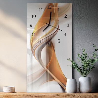 Horloge murale verticale Abstraction