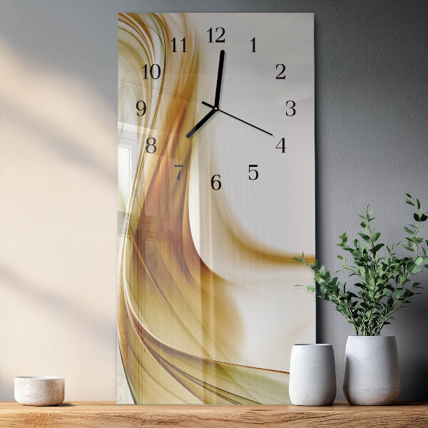 Horloge murale verticale Abstraction